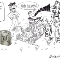 Armin will hoch hinaus (Rasenmäher Challenge)