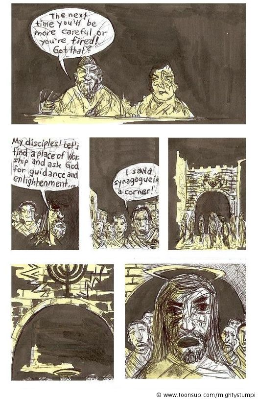 Comic: Jesus and the moneychangers 5