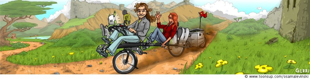 Illustration: Mit dem Fahrrad nach China! 1