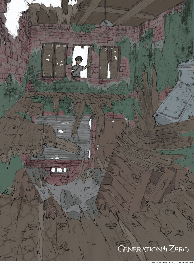 Cartoon: Generation Zero, Making Of eines Concepts Arts 3