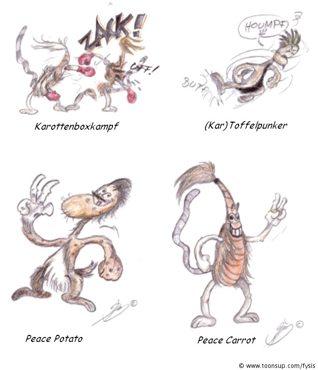 Cartoon: Kartoffeln & Karotten 1