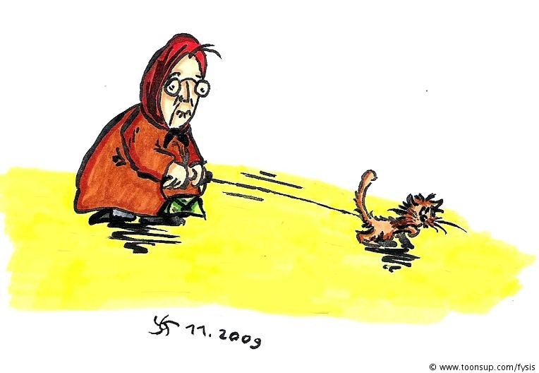 Cartoon: Rosa Zacharias' 1. Haustier 1