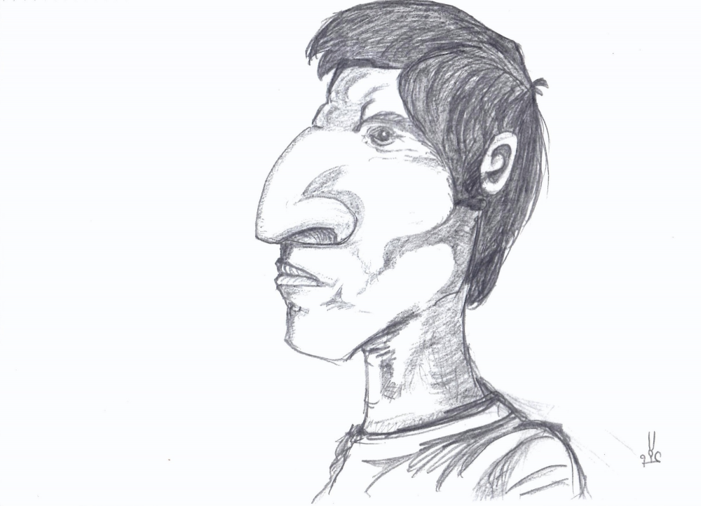 Karrikatur: Figur (slawisch) 1