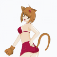 Anime Cat Girl Vektor