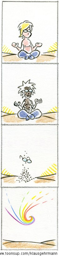 Illustration: Das Streben nach Glückseligkeit 6