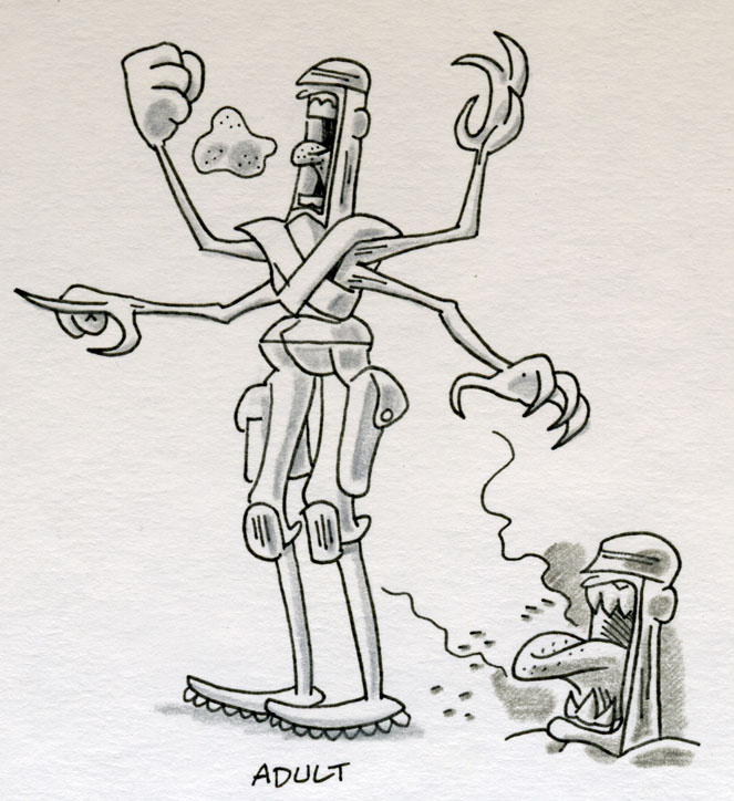 Concept Art / Character Design: Adult 1