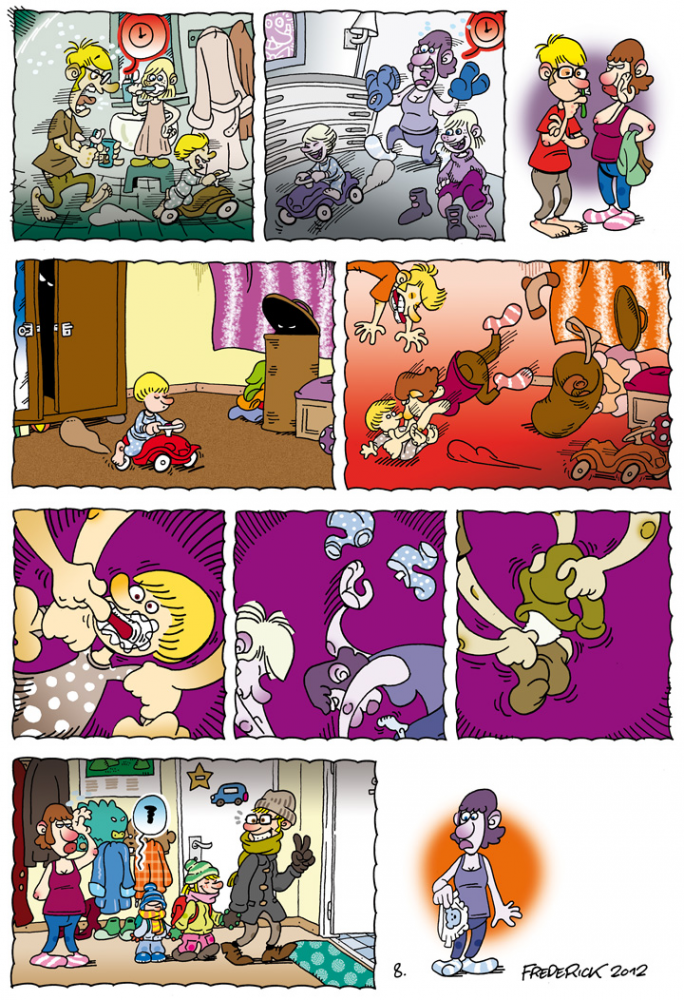 Comic: Bobbycar-Chase 1