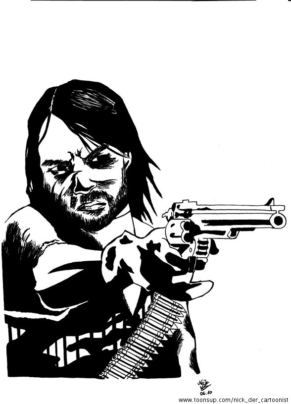 Concept Art / Character Design: Red Dead Redemption 1