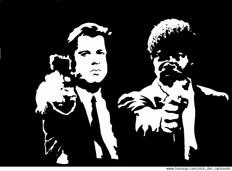 Illustration: Pulp Fiction Right in Your Face 1