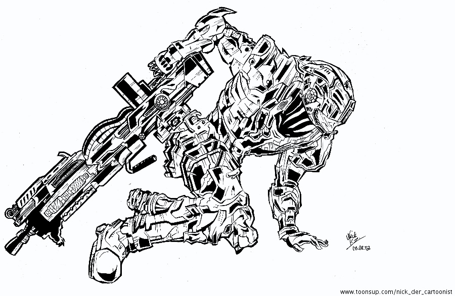 Concept Art / Character Design: Vanquish 1