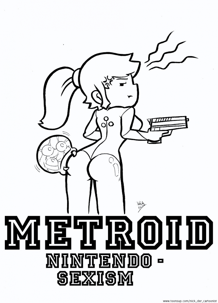 Karrikatur: Nintendo Sexism - Metroid 1