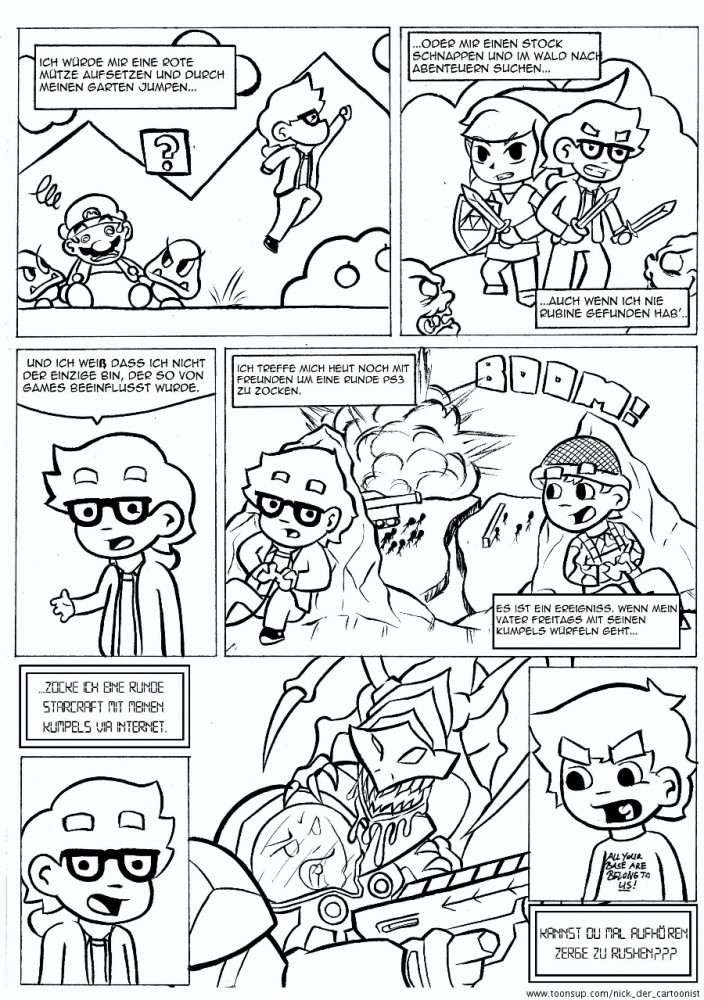 Comic: Dein Spiel. Dein Leben.-Beitrag 3