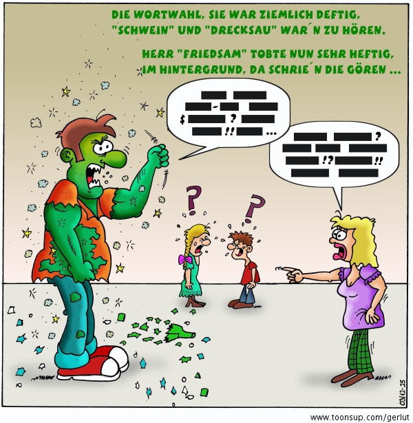 Cartoon: 'Die lieben Nachbarn...' 4
