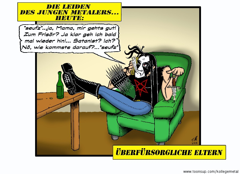 Cartoon: Die Leiden des Jungen Metalers Teil 2 1