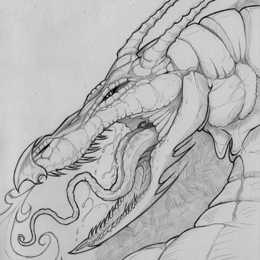 Concept Art / Character Design: Schattendrache 1