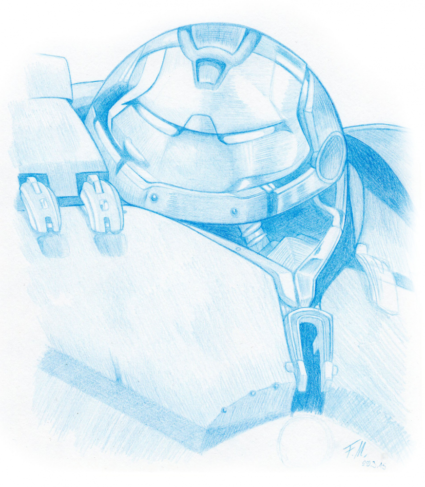 Concept Art / Character Design: Hulkbuster 1