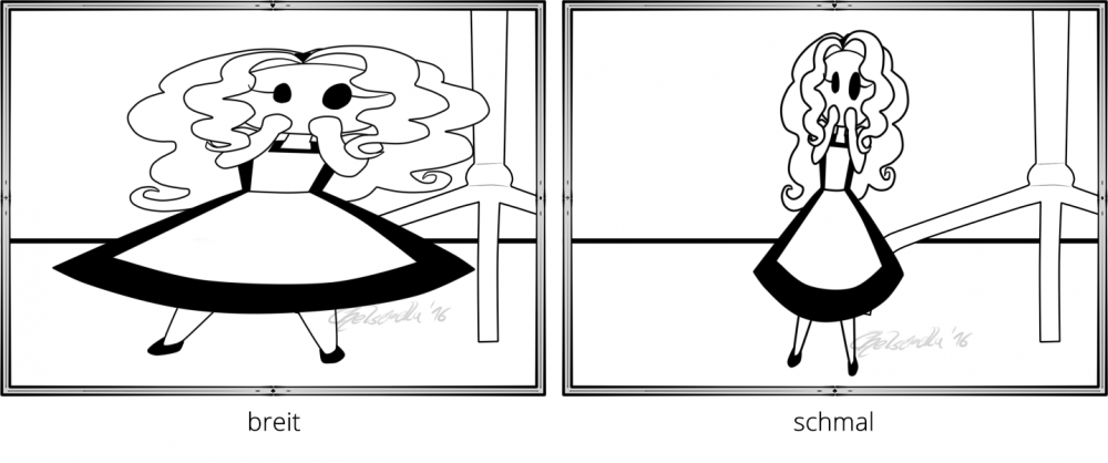 Comic: Alice und die Formkontraste des Wunderlands 4