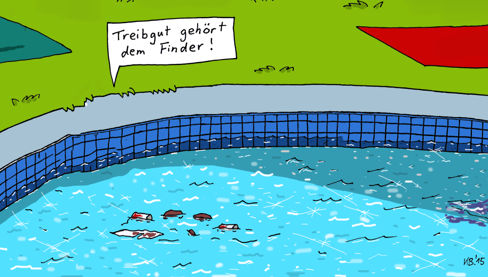Cartoon: Leere Schwimmbäder 9