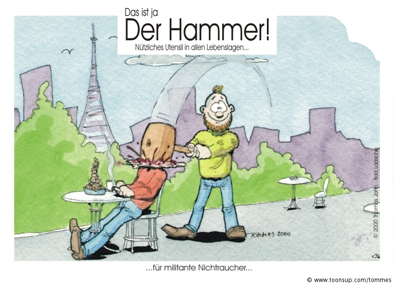 Cartoon: Oberhammer 1