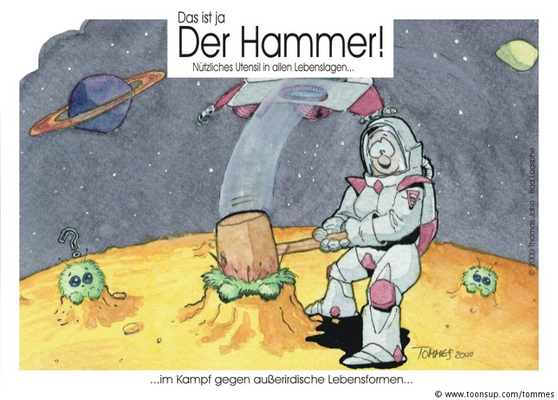 Cartoon: Hammerhart 1