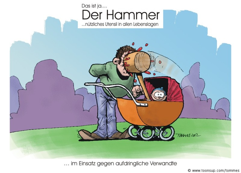 Cartoon: neue Hämmer 2002/2003 1