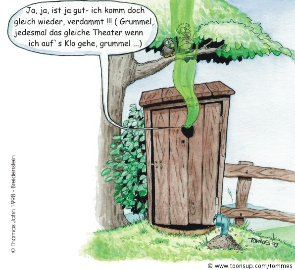 Cartoon: Bommel - Abschied 2
