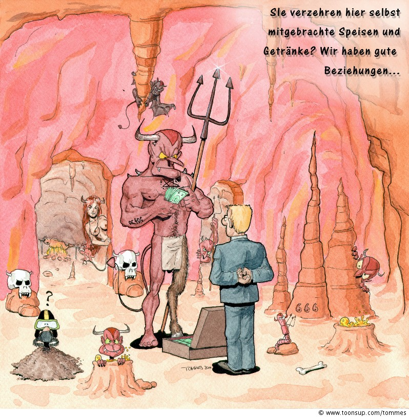 Cartoon: ...Speisen... 1