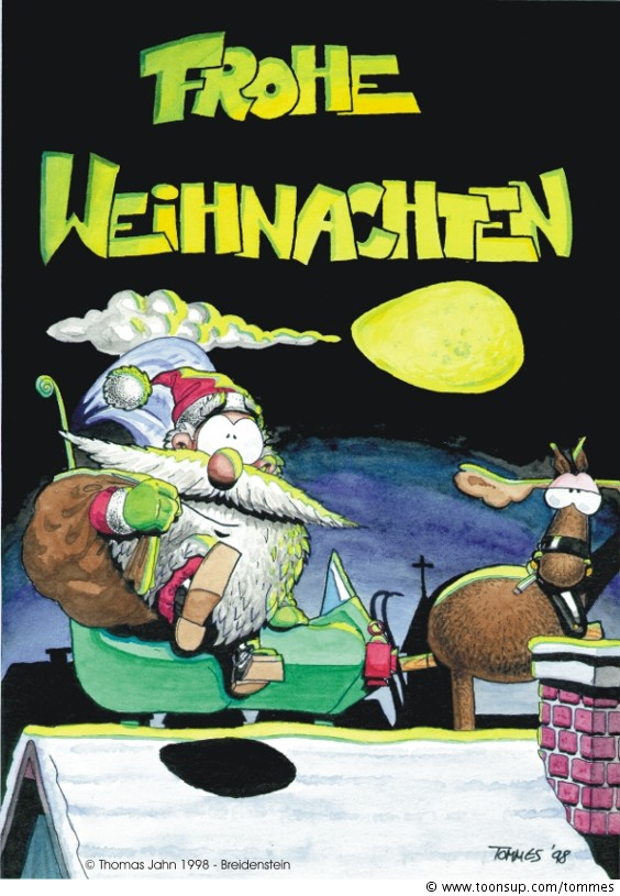 Cartoon: Mehr Weihnachten - jetzt Aquarell 1