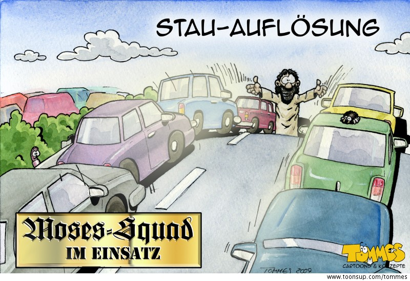 Cartoon: Das Moses Squad 2