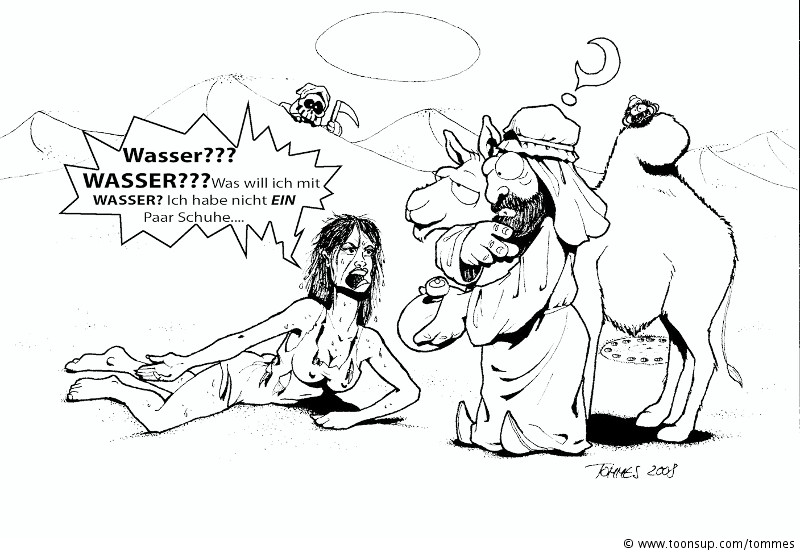 Cartoon: Vergleichstest 1