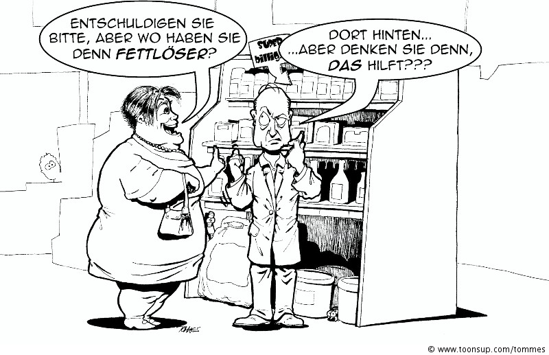 Cartoon: Adipositas 1