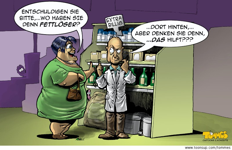 Cartoon: Adipositas 2