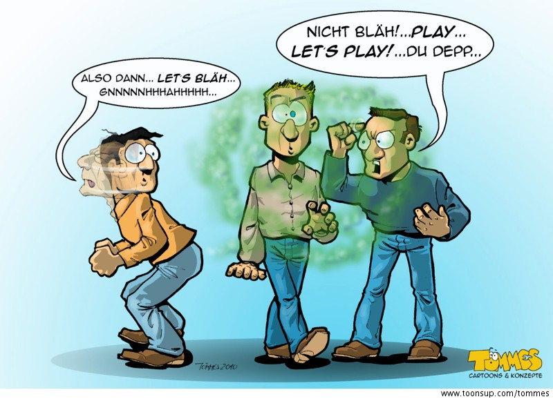 Cartoon: Let´s Bläh 1