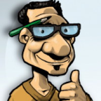 Selbstporträtkarikatur