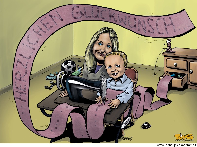 Illustration: Geburtstagskarte 2