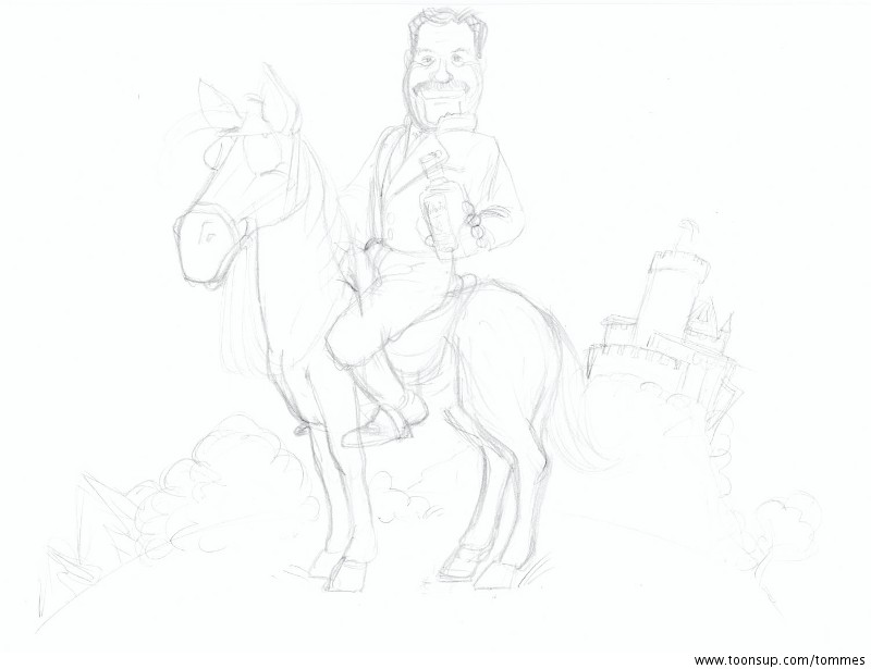 Illustration: Karikatur des Vorsitzenden 1