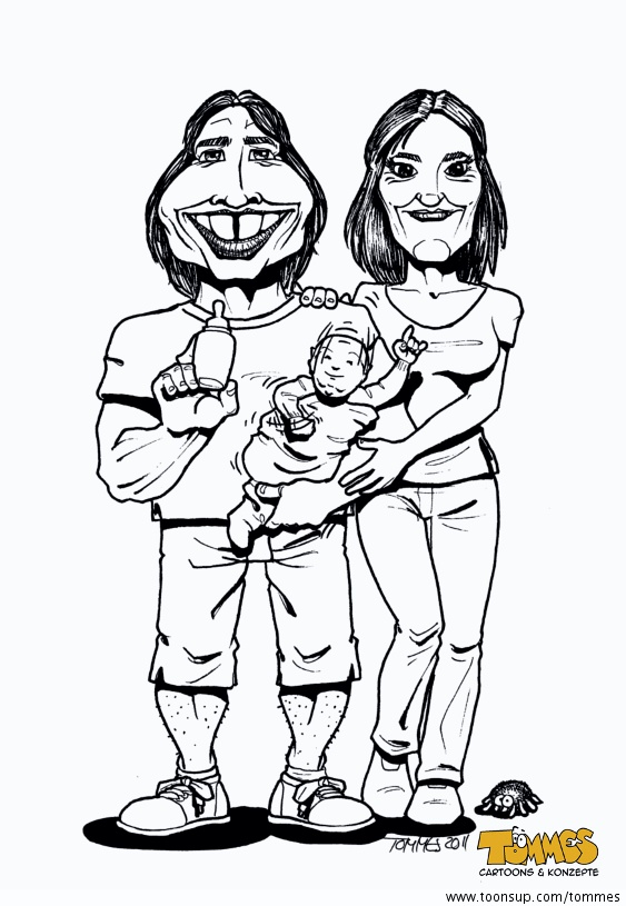 Caricature: Karikatur zum 40. 1