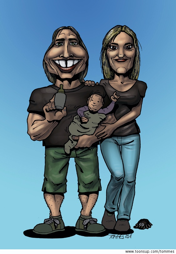 Caricature: Karikatur zum 40. 2