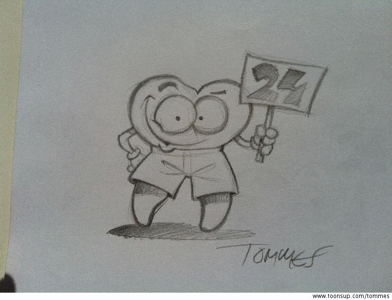 Concept Art / Character Design: Sympathie-Figur Skizzen 1