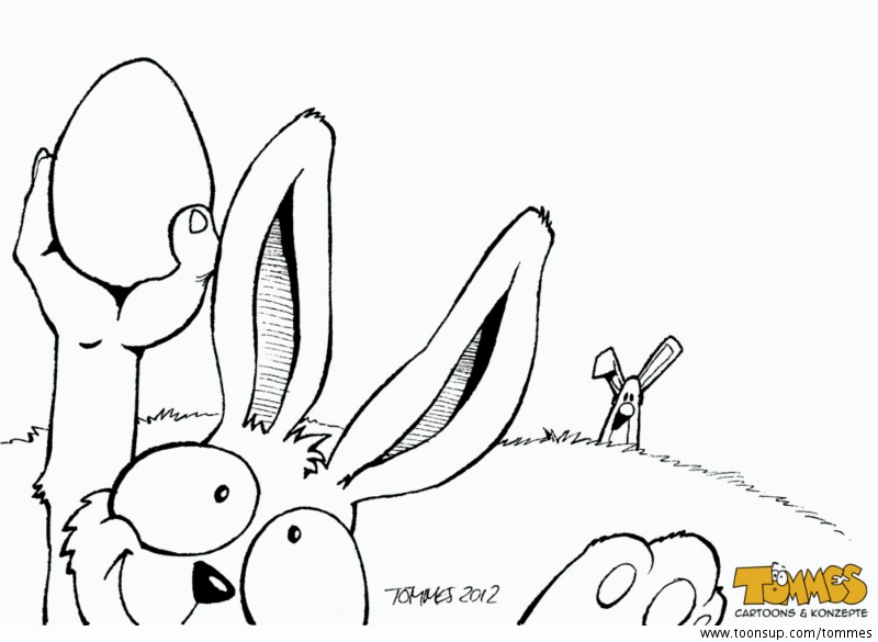 Illustration: Noch ein kleiner Teamwork-Osterhase 1