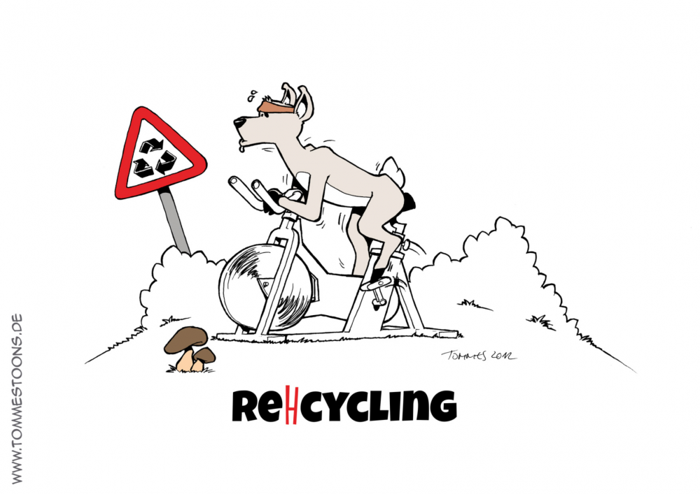 Cartoon: Reh-cycling 1