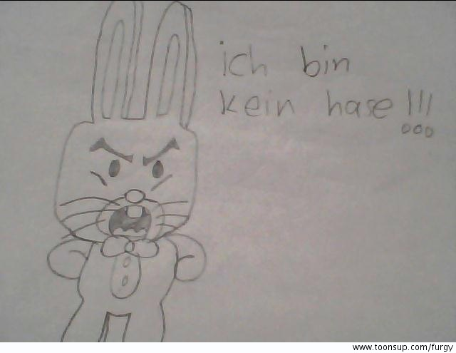 Cartoon: marchmellow hase 1