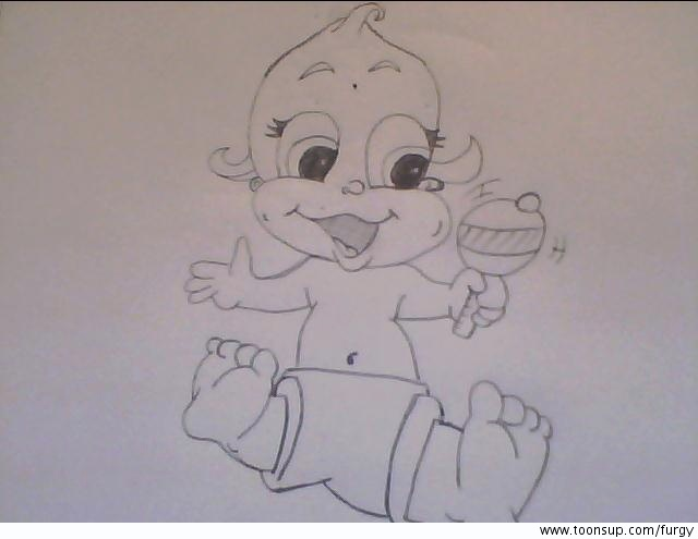 Cartoon: baby t 1