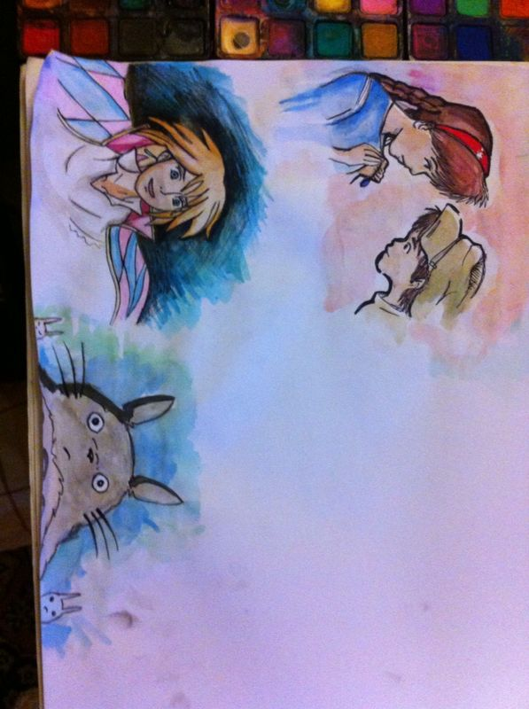 Illustration: Die Ghibli Welt (fast fertig) 1