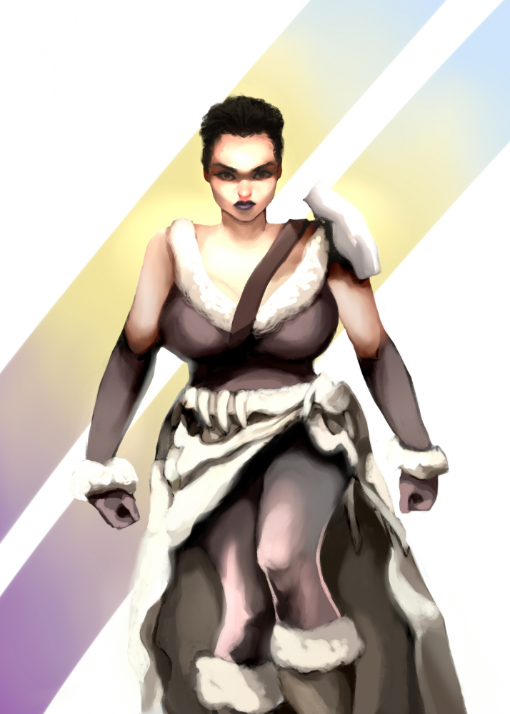 Concept Art / Character Design: Königin der Zwerge (Unbeendet) 3