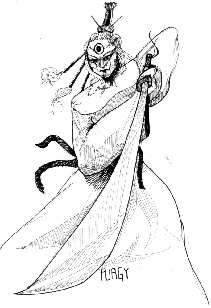 Concept Art / Character Design: Inktober 2017 - Tag 6 1