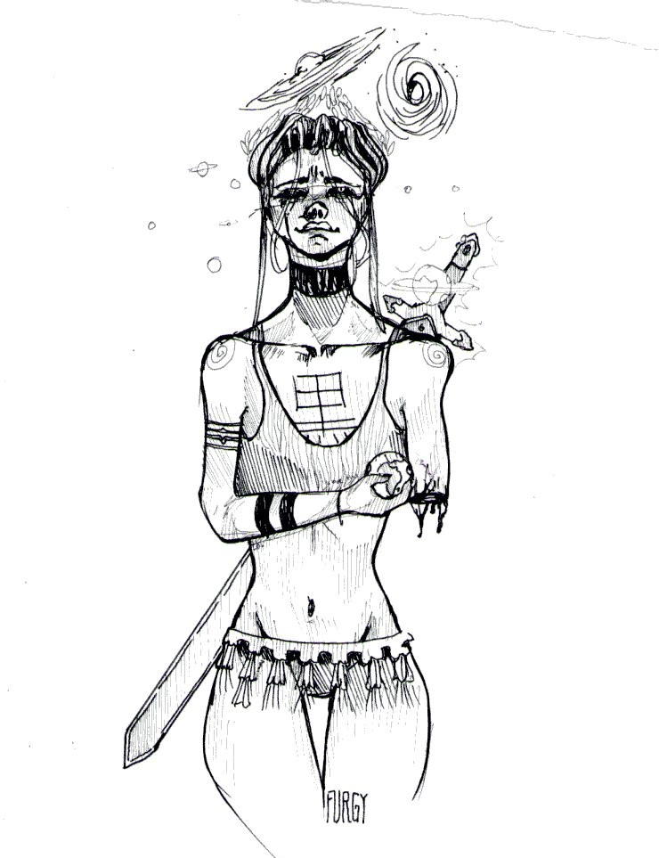 Concept Art / Character Design: Inktober 2017 - Tag 10 1