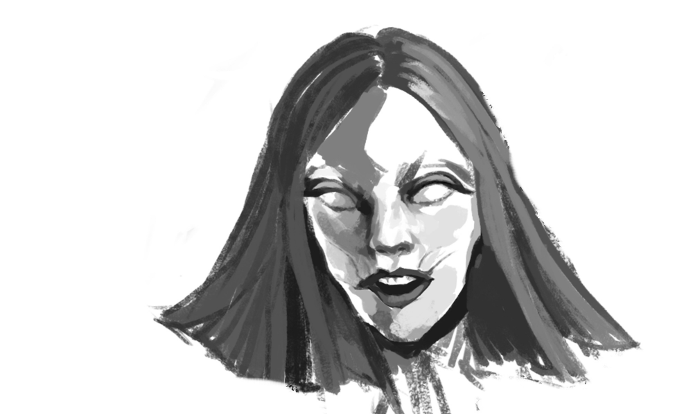 Concept Art / Character Design: Cyborg Frau 1