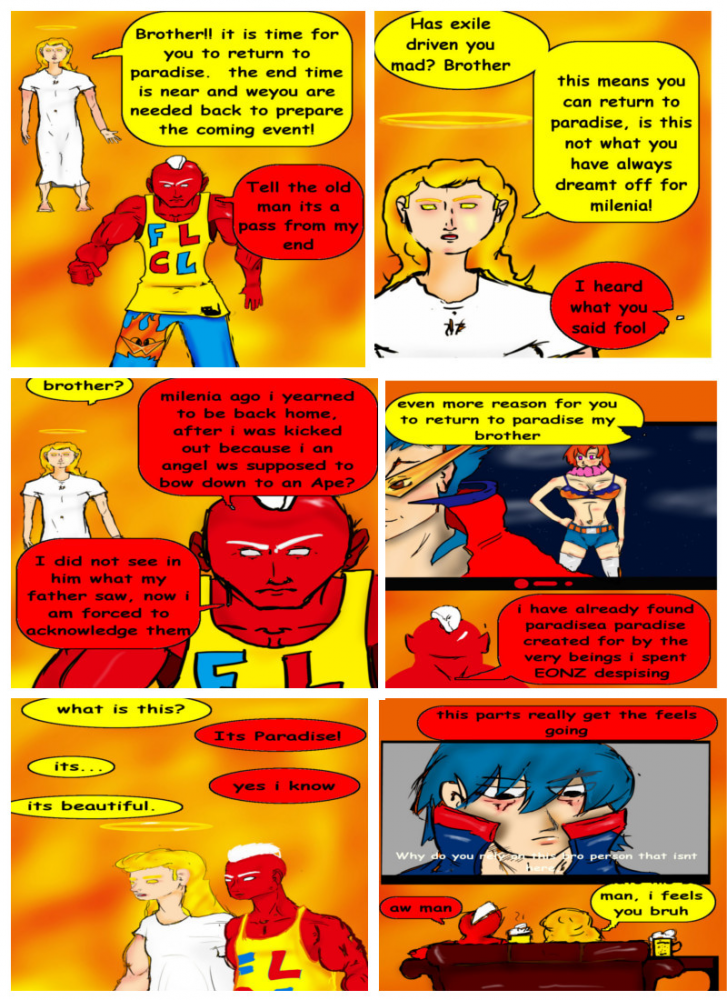 Comic: Brothers bond over anime 1