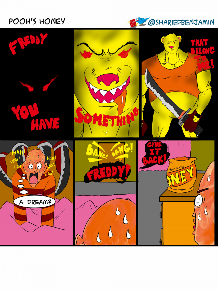Comic: NIHGTMARE ON 100 ACRE WOOD STREET 1